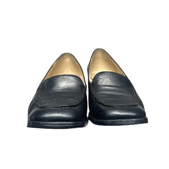 Vintage Y2K Chunky Heel Size 8.5 Maripe Black Leather Made in Brazil - Picture 5 of 13